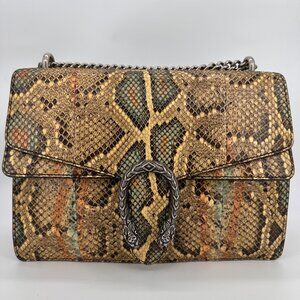 Gucci Multicolor Snakeskin Medium Dionysus Shoulder Bag